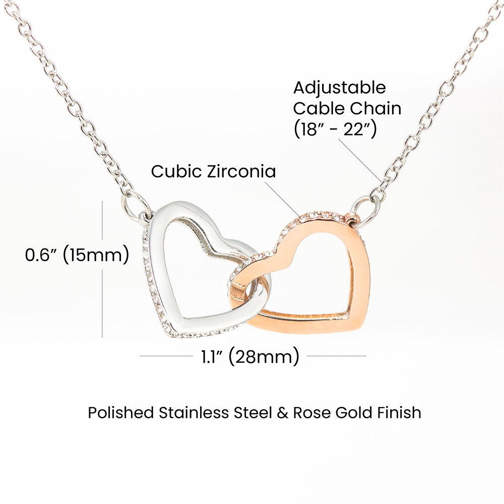 To My Granddaughter - Forever Linked Hearts - Gift Set